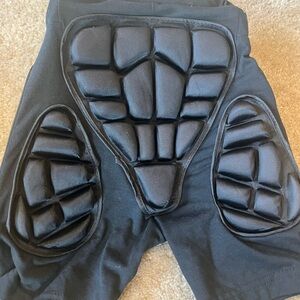 Kids Protective Padded Shorts - Black